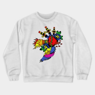 Winged Sacred Heart Crewneck Sweatshirt